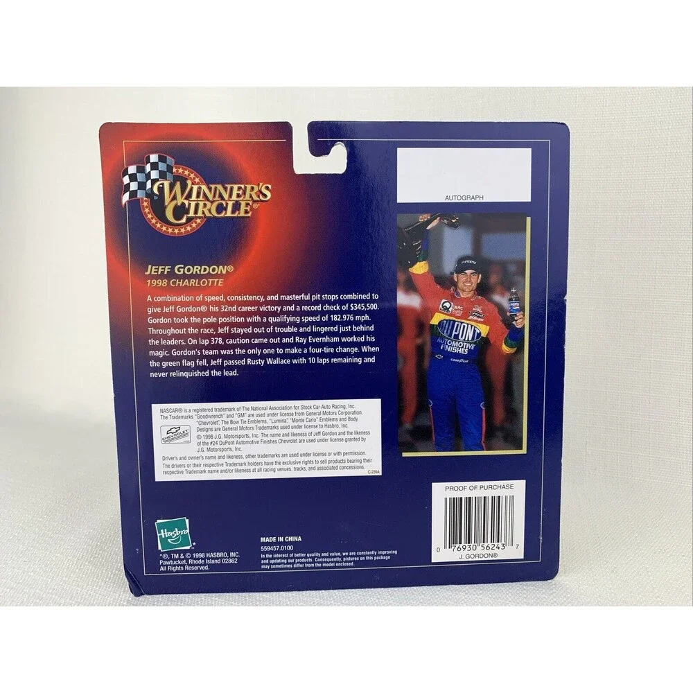 Winners Circle Nascar Jeff Gordon #24 Victory Celebration‎ 1/43 scale 1998 car